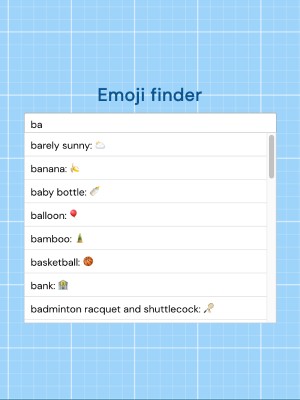 Emoji Finder